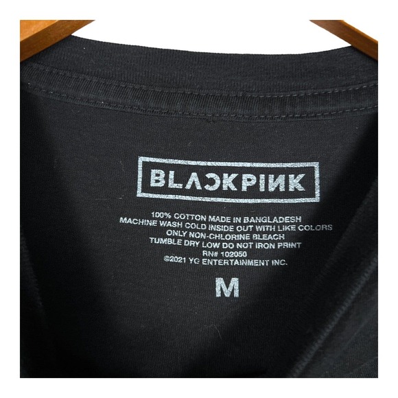 BLACKPINK K Pop Black Korean T Shirt How You Like That Officially Licensed sz M - Picture 5 of 5